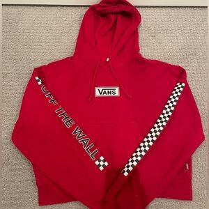 vans hoodie - size small slightly cropped